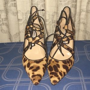 Leopard Manolo pumps